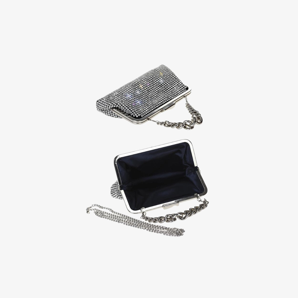 Chic Rhinestone Shoulder Bag
