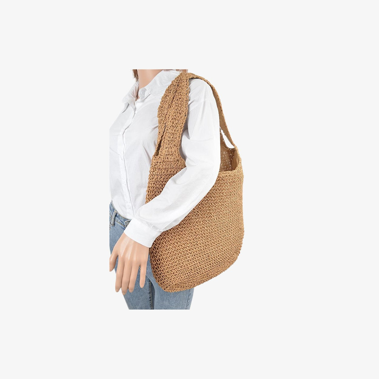 Straw Hobo Bag