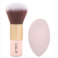 Kabuki Brush and Sponge Set