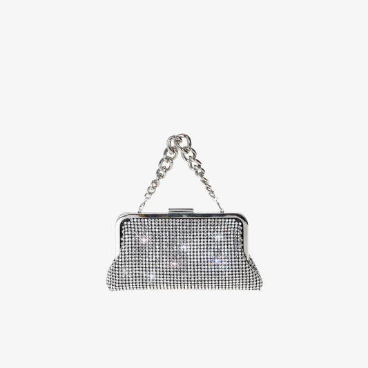 Chic Rhinestone Shoulder Bag