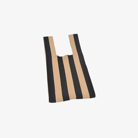 Stripe Poly Woven Bag