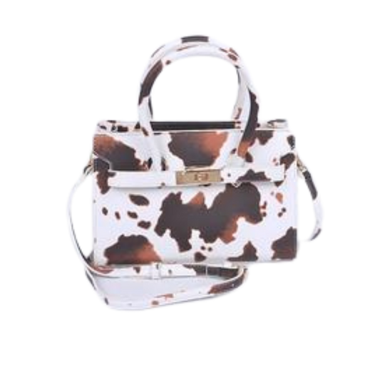 Cow Print Purse