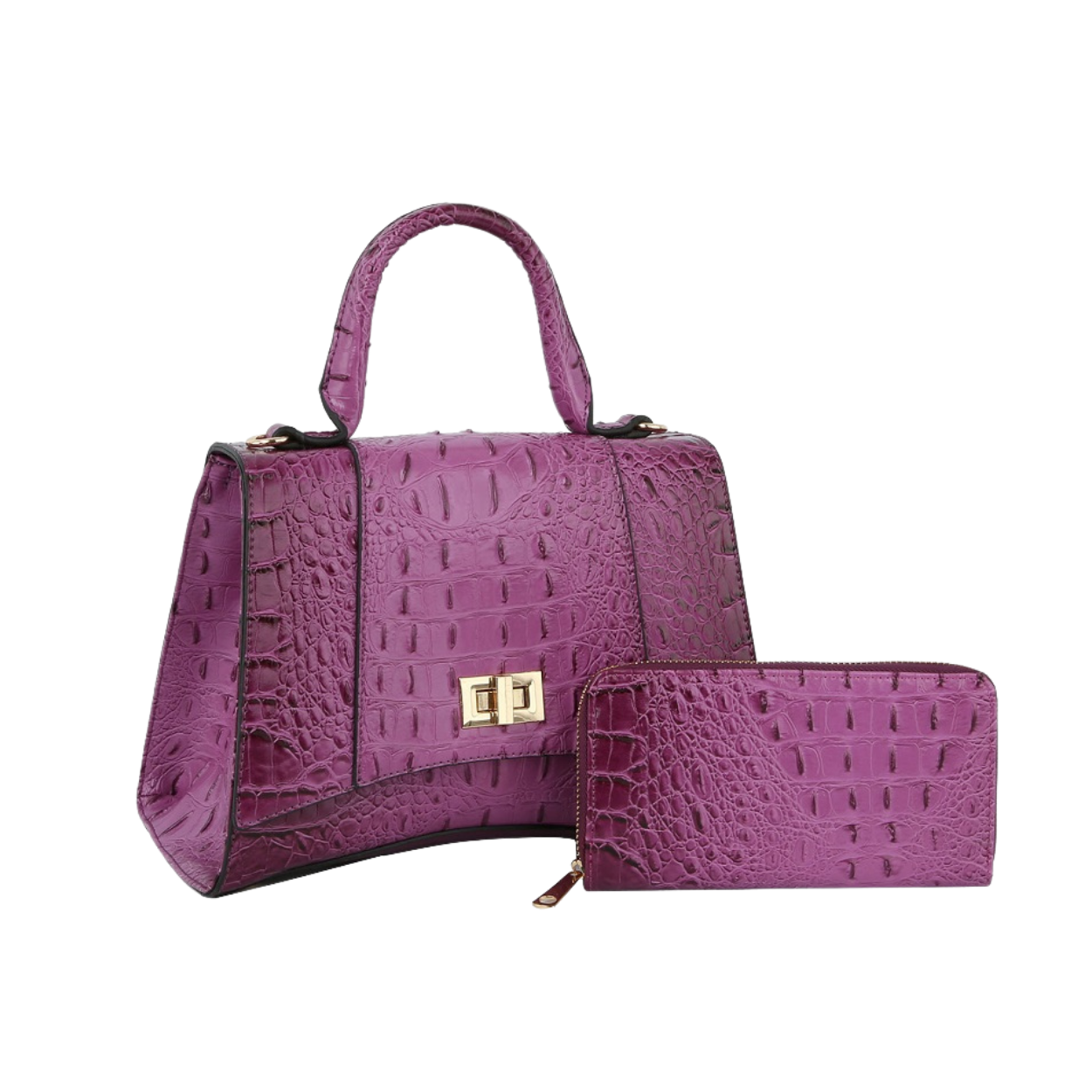 Croc Alligator 2-in-1 Satchel