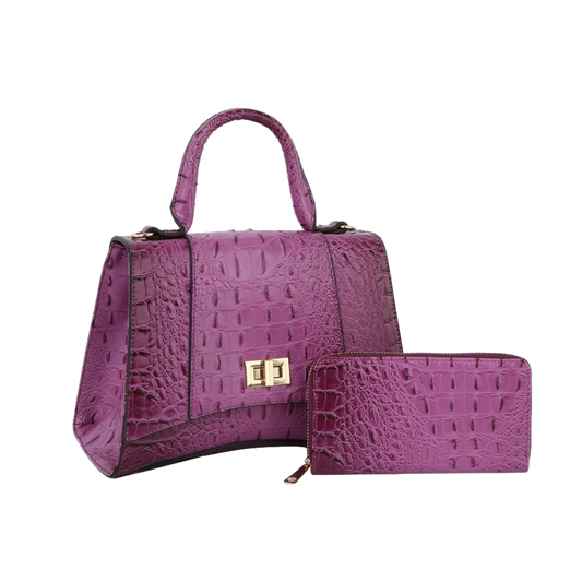 Croc Alligator 2-in-1 Satchel